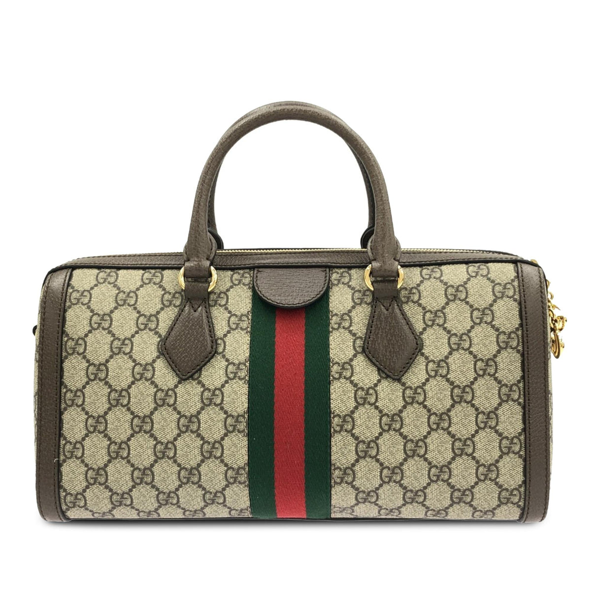 Gucci GG Supreme Ophidia Web Satchel (SHG-uMbpzY)