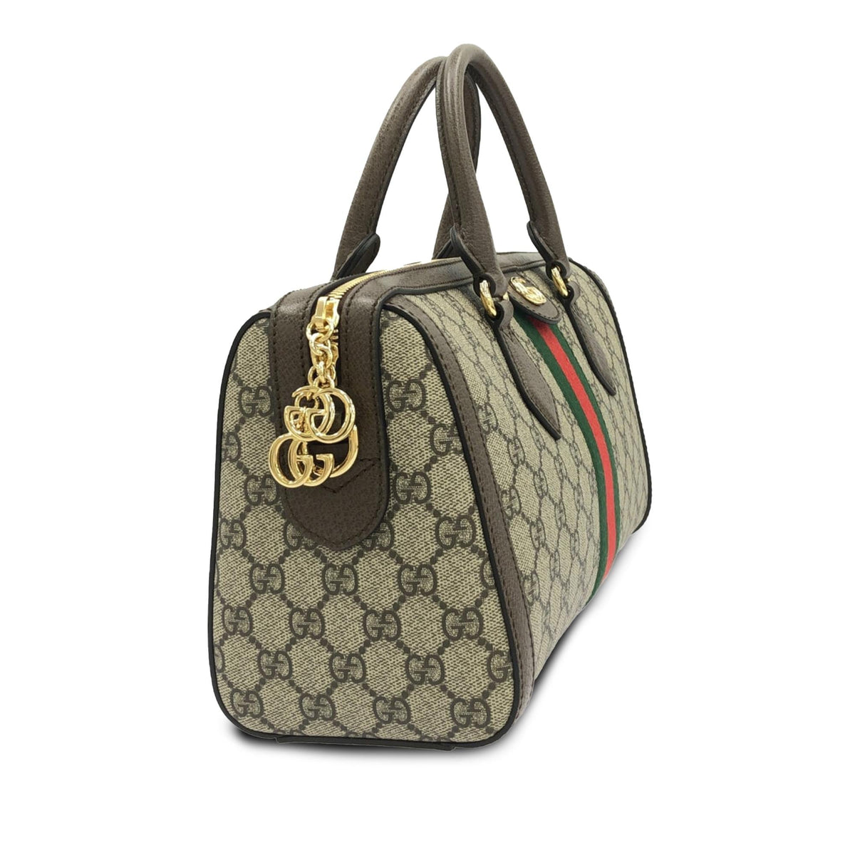 Gucci GG Supreme Ophidia Web Satchel (SHG-uMbpzY)