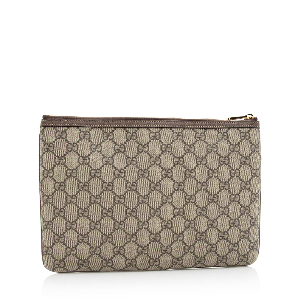 Gucci GG Supreme Ophidia Zip Pouch (SHF-20416)