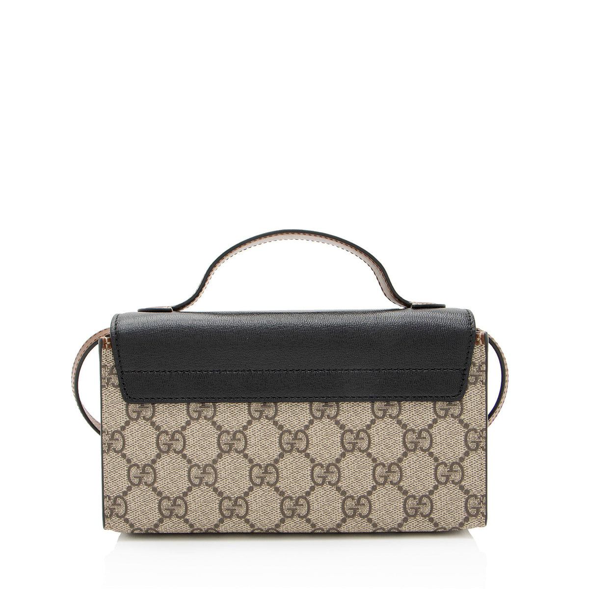 Gucci GG Supreme Padlock Mini Top Handle (SHF-FAO7fq)