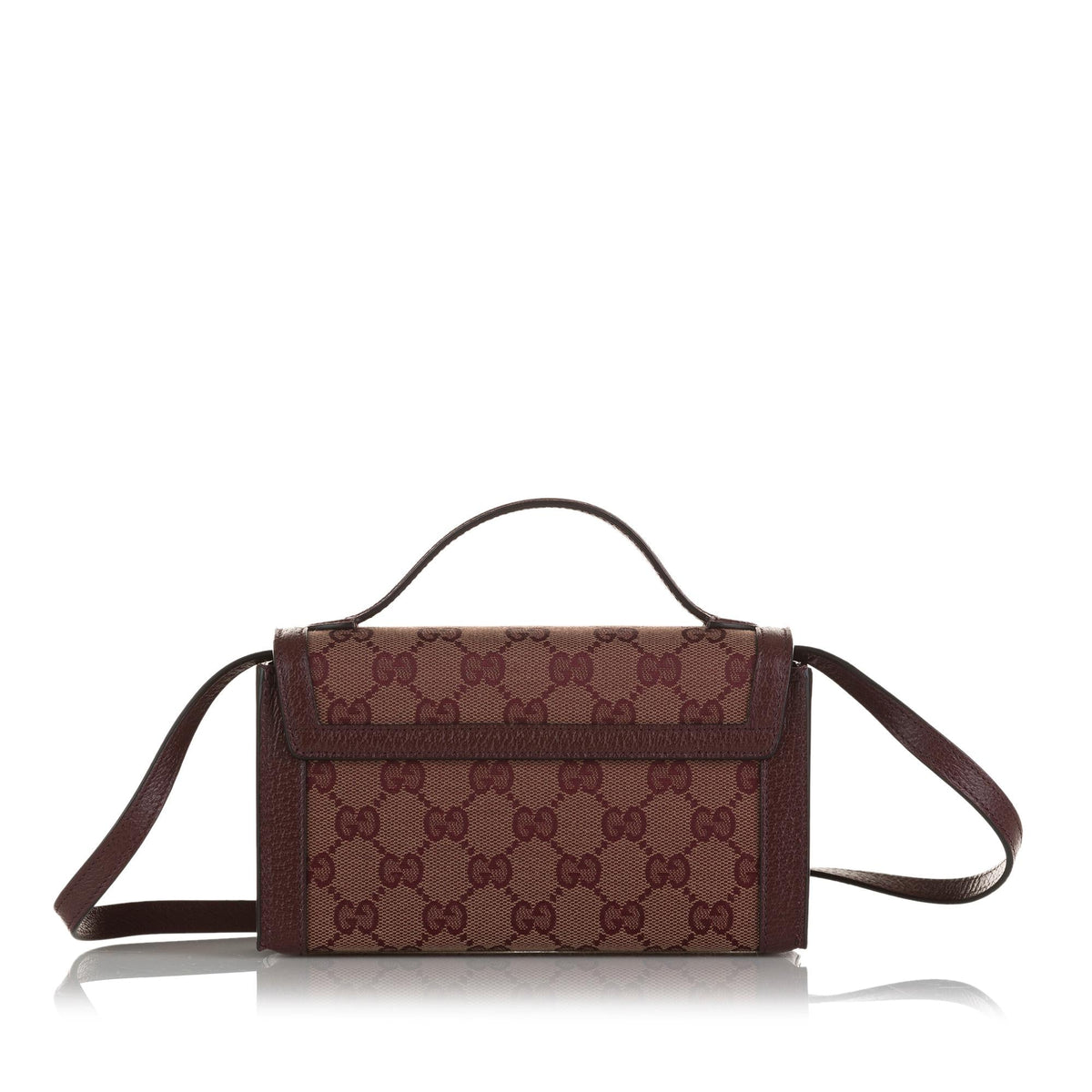 Gucci GG Supreme Padlock Satchel (SHG-x5hOsB)