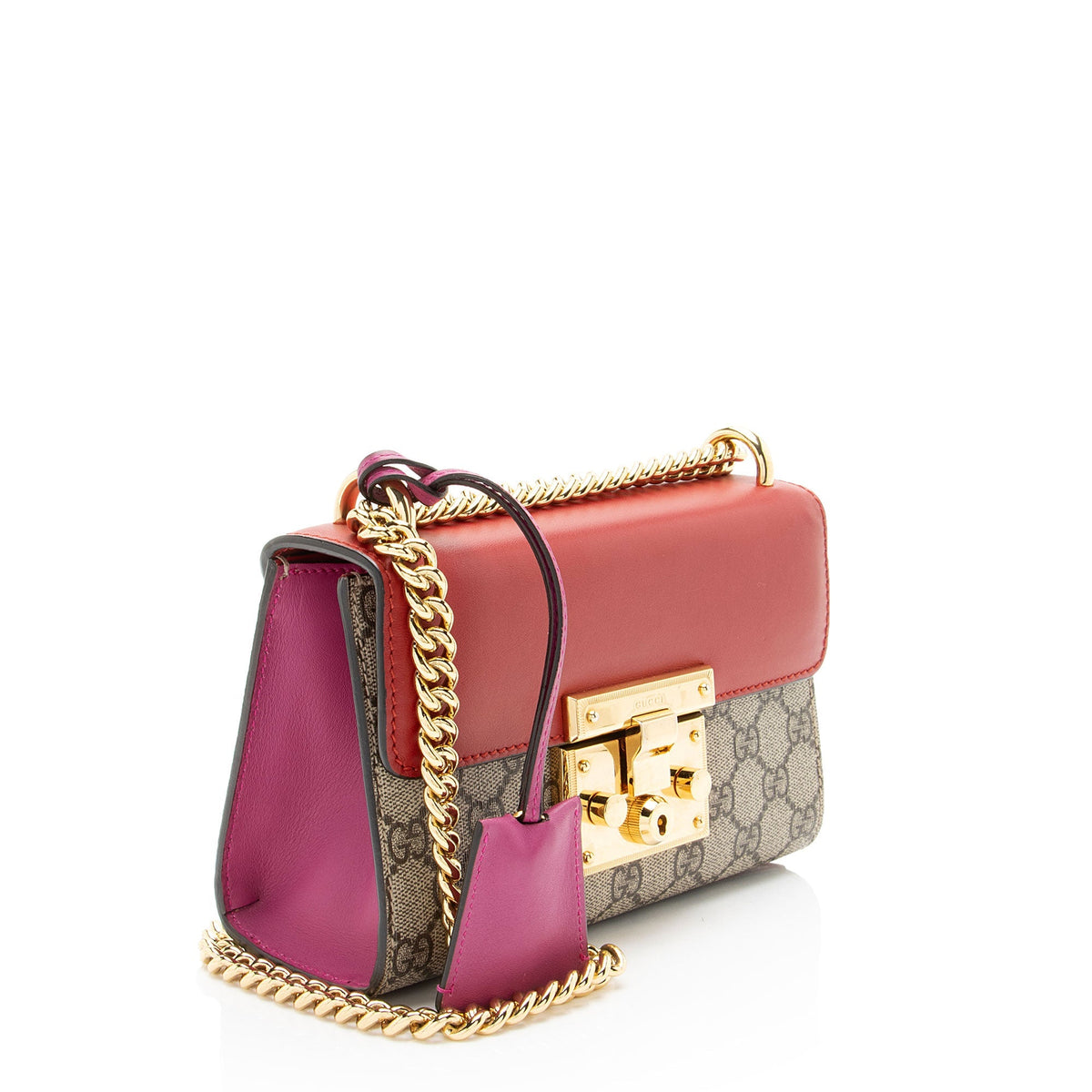 Gucci GG Supreme Padlock Small Shoulder Bag