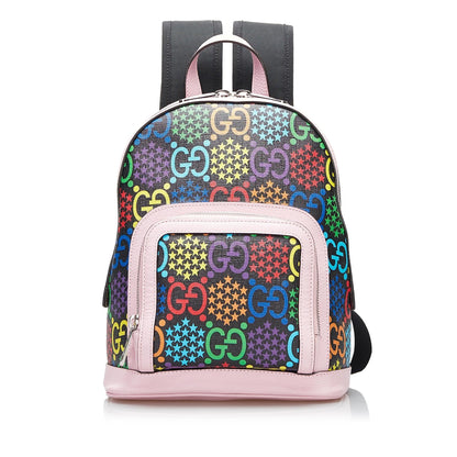 Gucci GG Supreme Psychedelic Backpack (SHG-bhgTab)