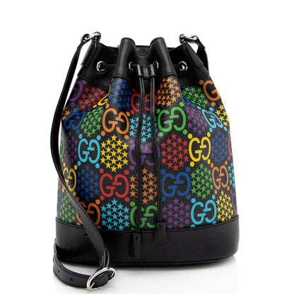 Gucci GG Supreme Psychedelic Bucket Bag (SHF-FBIF8K)