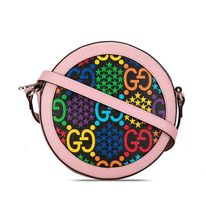 Gucci GG Supreme Psychedelic Round Crossbody (SHG-QNIXUR)