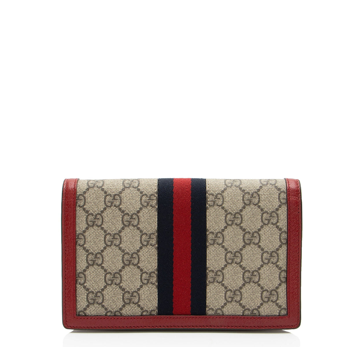 Gucci GG Supreme Queen Margaret Wallet on Chain (SHF-Cy5wDk)