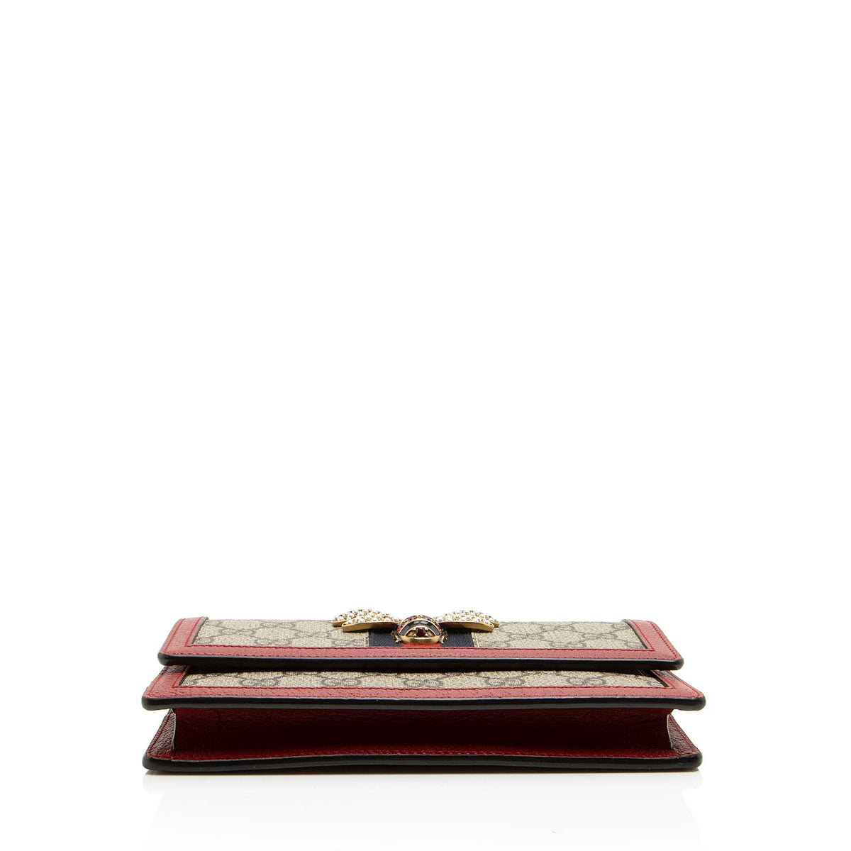 Gucci GG Supreme Queen Margaret Wallet on Chain (SHF-Cy5wDk)
