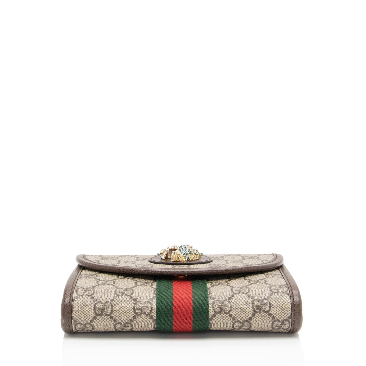 Gucci GG Supreme Rajah Slim Mini Flap Bag (SHF-mFDQig)