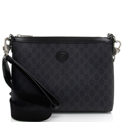 Gucci GG Supreme Retro Interlocking G Messenger (SHF-GZvMrC)