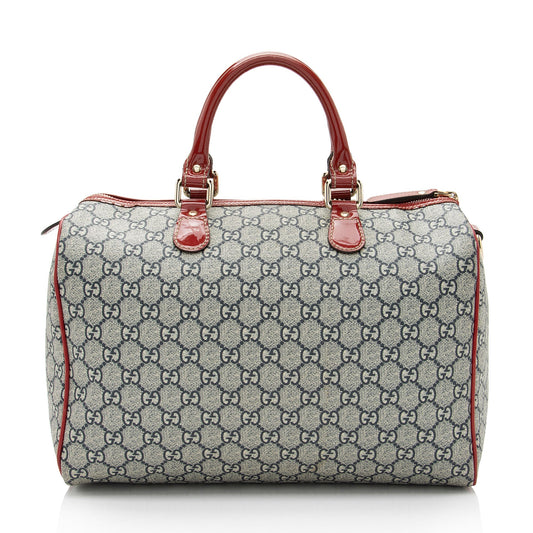 Gucci GG Supreme Tattoo Heart Medium Boston Bag (SHF-mYHaeC)