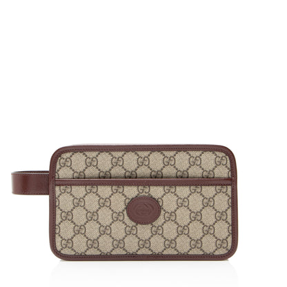 Gucci GG Supreme Toiletry Travel Pouch