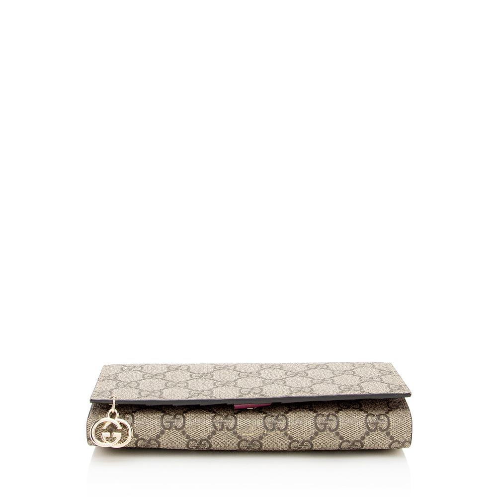 Gucci GG Supreme Wallet on Chain Bag (SHF-19851)