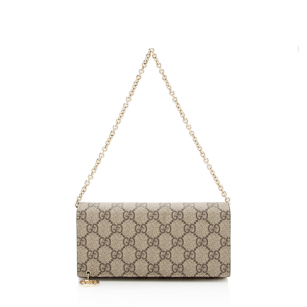 Gucci GG Supreme Wallet on Chain Bag (SHF-19851)