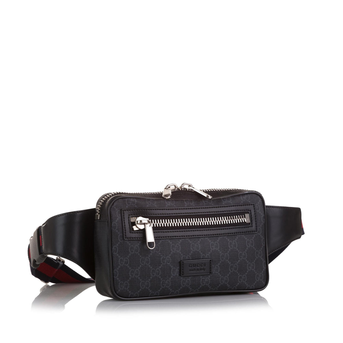 Gucci GG Supreme Web Belt Bag (SHG-eg43OK)