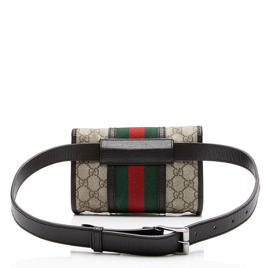 Gucci GG Supreme Web Belt Bag (SHF-Bdkuvr)