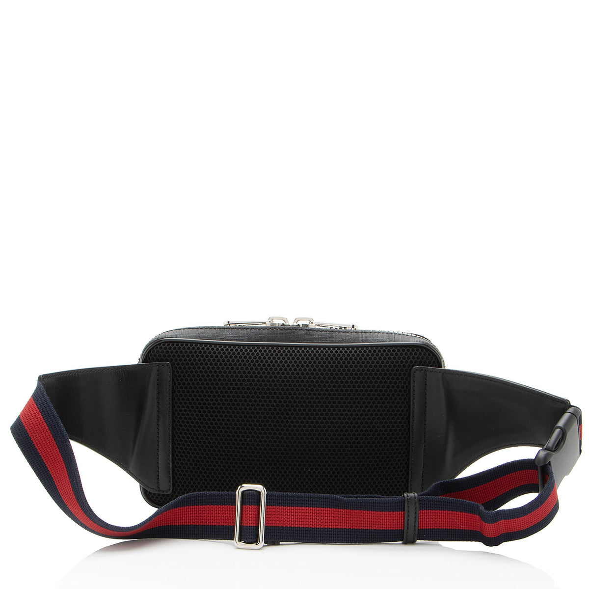 Gucci GG Supreme Web Zip Belt Bag (SHF-52MZPp)