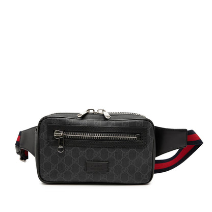 Gucci GG Supreme Web Belt Bag