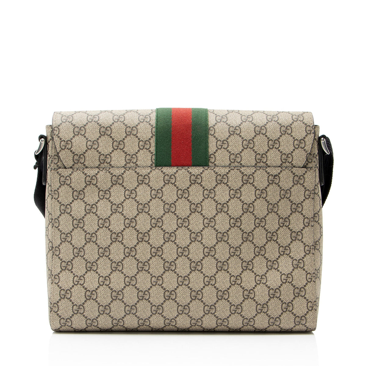Gucci GG Supreme Web Flap Messenger