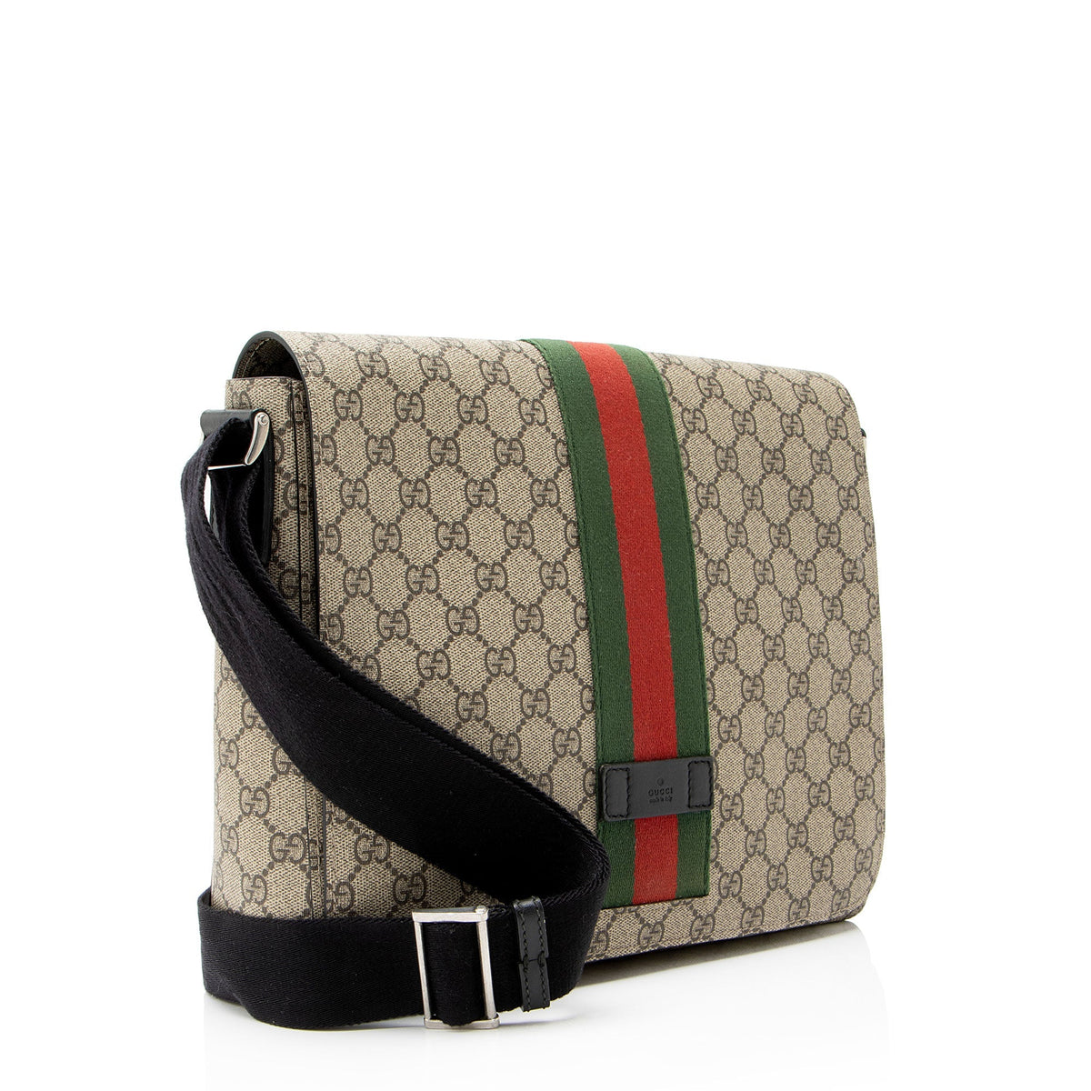 Gucci GG Supreme Web Flap Messenger