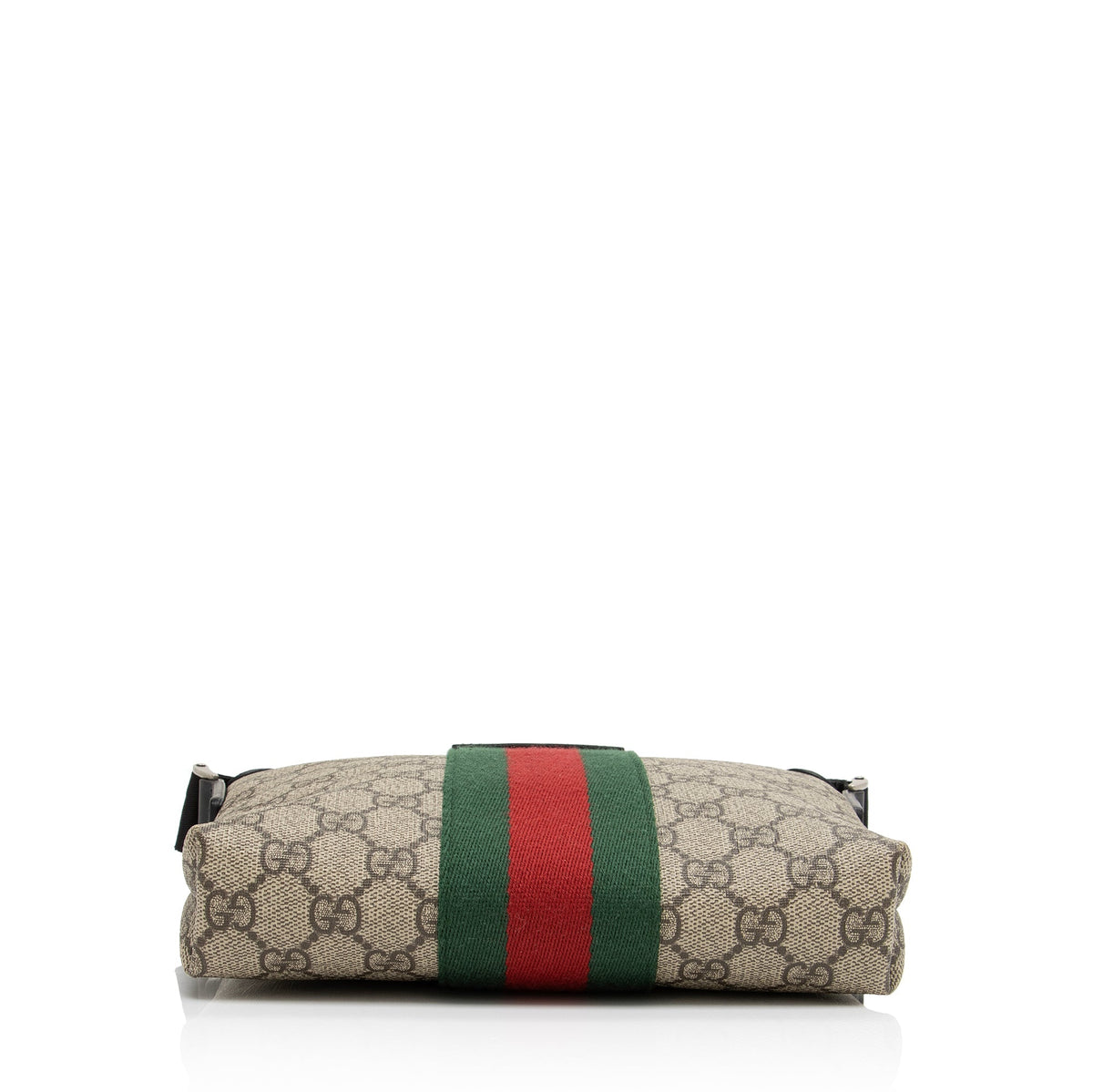 Gucci GG Supreme Web Flat Messenger Bag (SHF-MJH9wS)