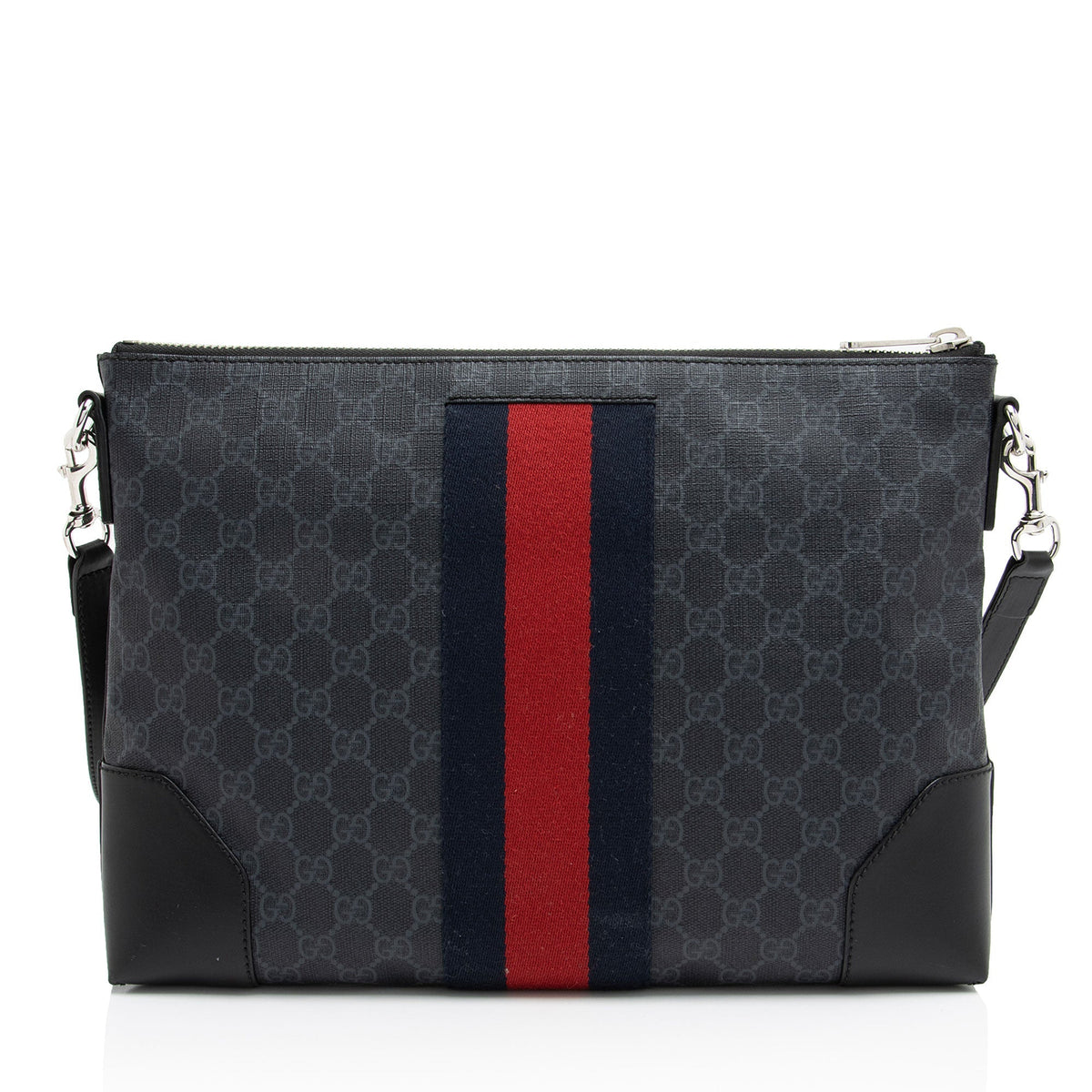 Gucci GG Supreme Web Flat Square Messenger