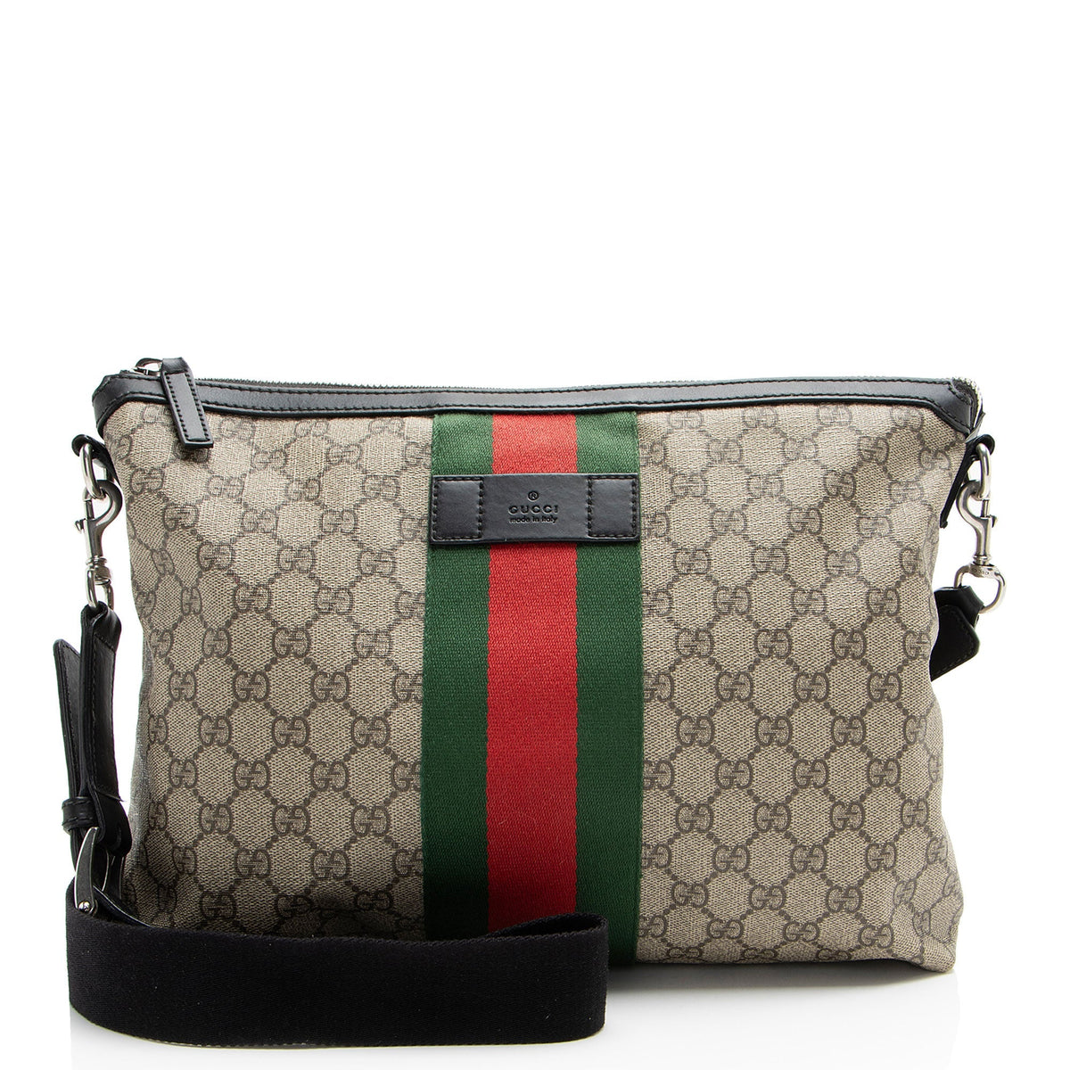 Gucci GG Supreme Web Flat Square Messenger