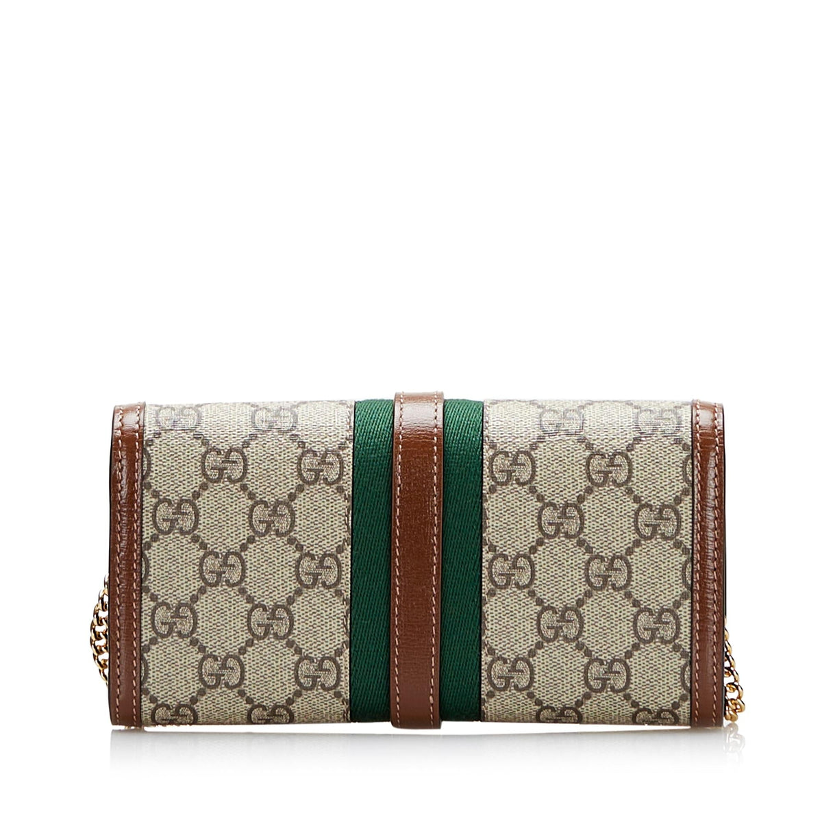 Gucci GG Supreme Web Jackie 1961 Wallet On Chain (SHG-8j7oXh)