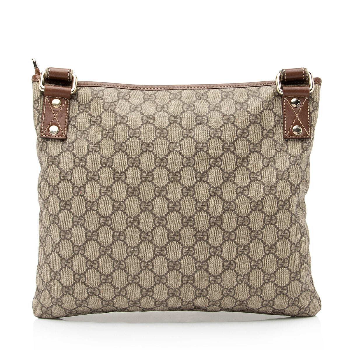 Gucci GG Supreme Web Loop Flat Messenger Bag (SHF-23803)