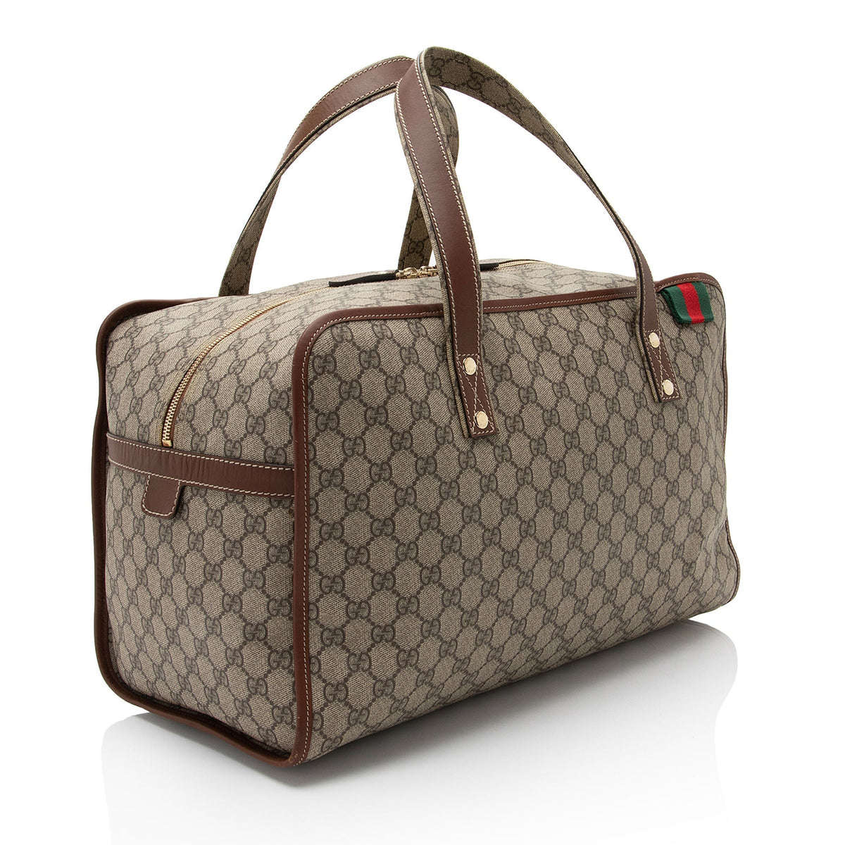 Gucci GG Supreme Web Loop Medium Duffle Bag (SHF-YShwwJ)