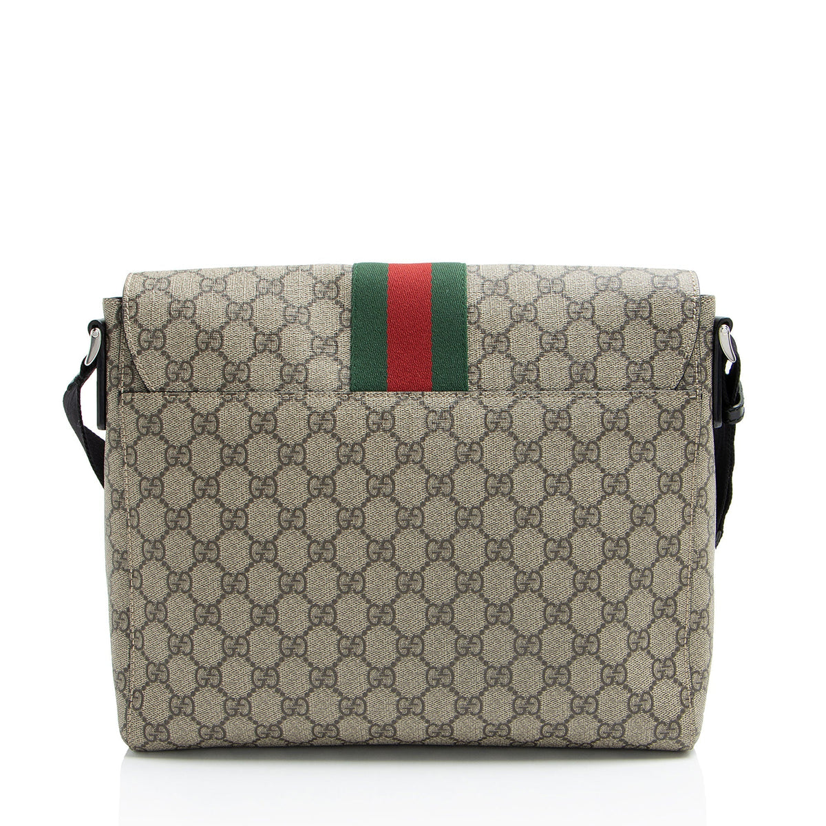 Gucci GG Supreme Web Flap Messenger
