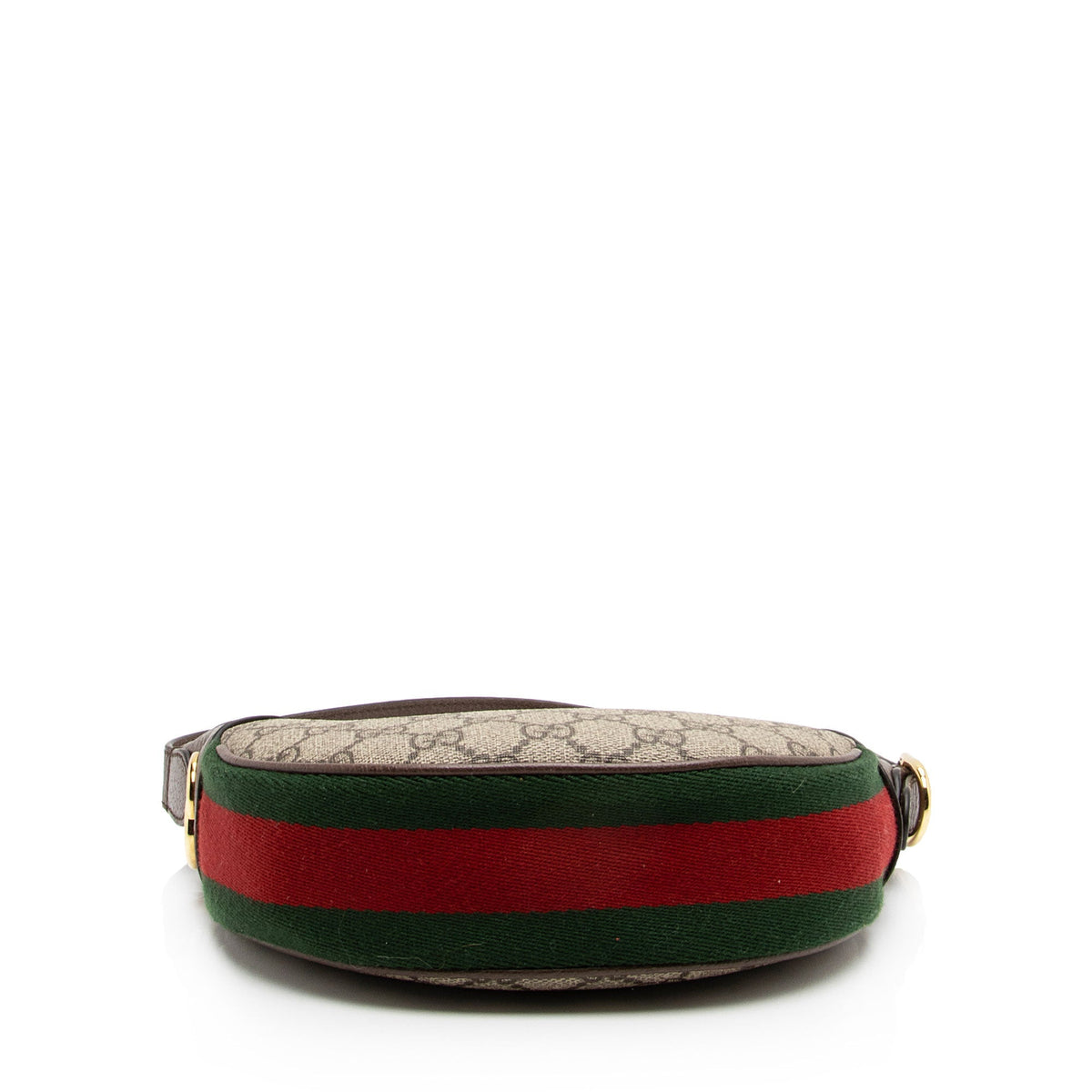 Gucci GG Supreme Web Ophidia Half Moon Mini Hobo (SHF-F30bq3)