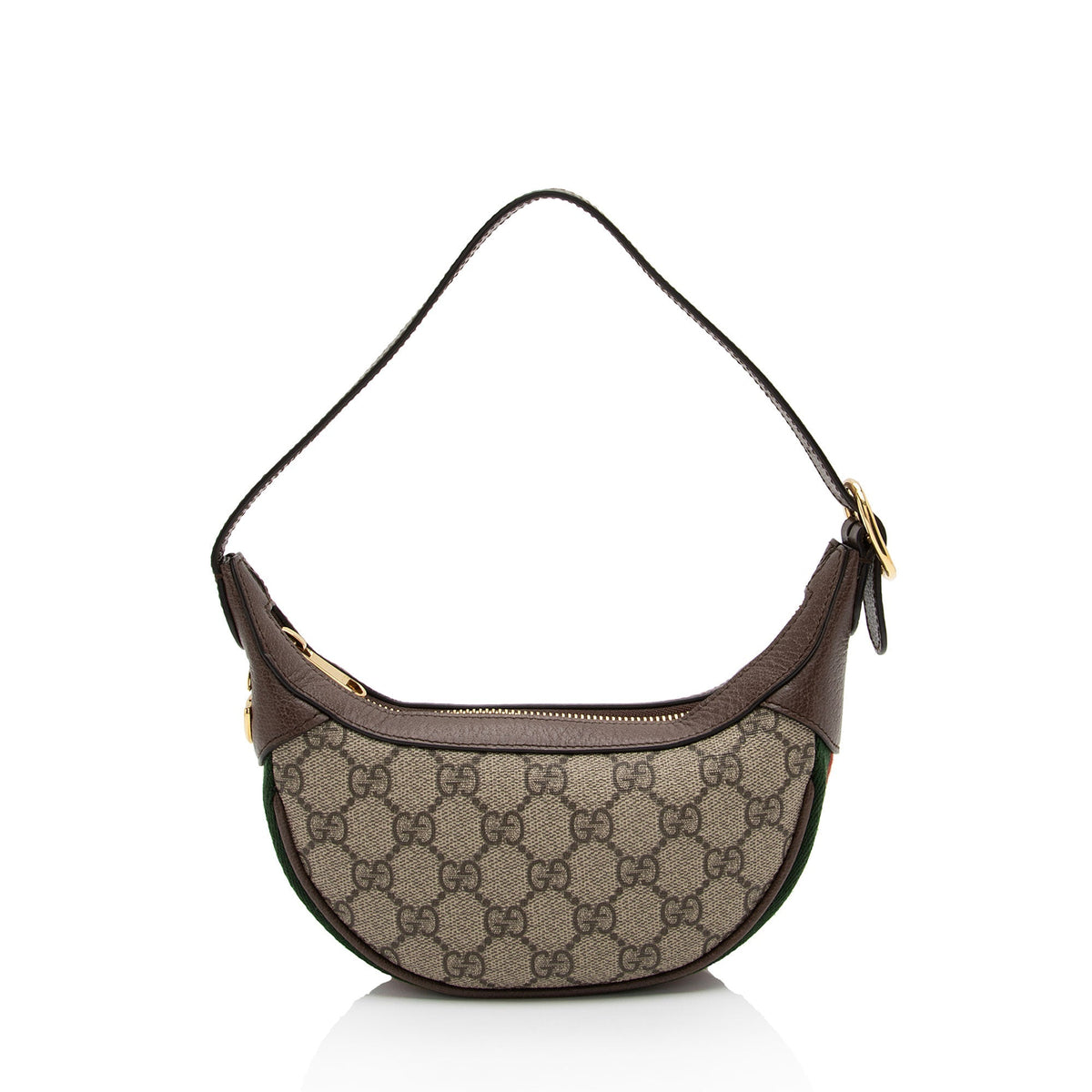 Gucci GG Supreme Web Ophidia Half Moon Mini Hobo (SHF-F30bq3)