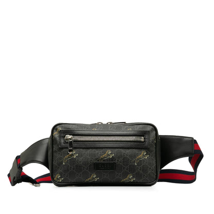 Gucci GG Supreme Web Tiger Belt Bag (SHG-3TiWOh)