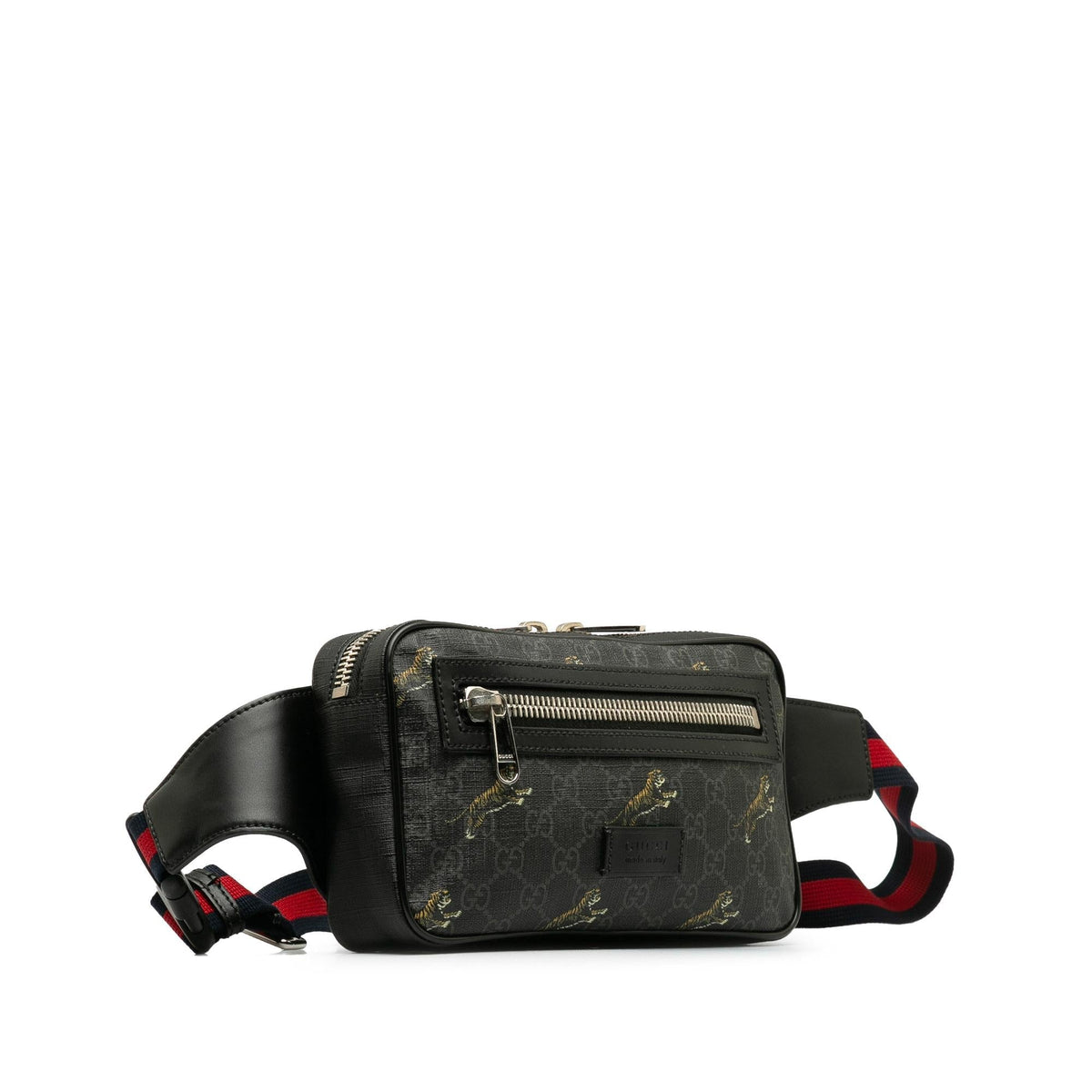 Gucci GG Supreme Web Tiger Belt Bag (SHG-3TiWOh)