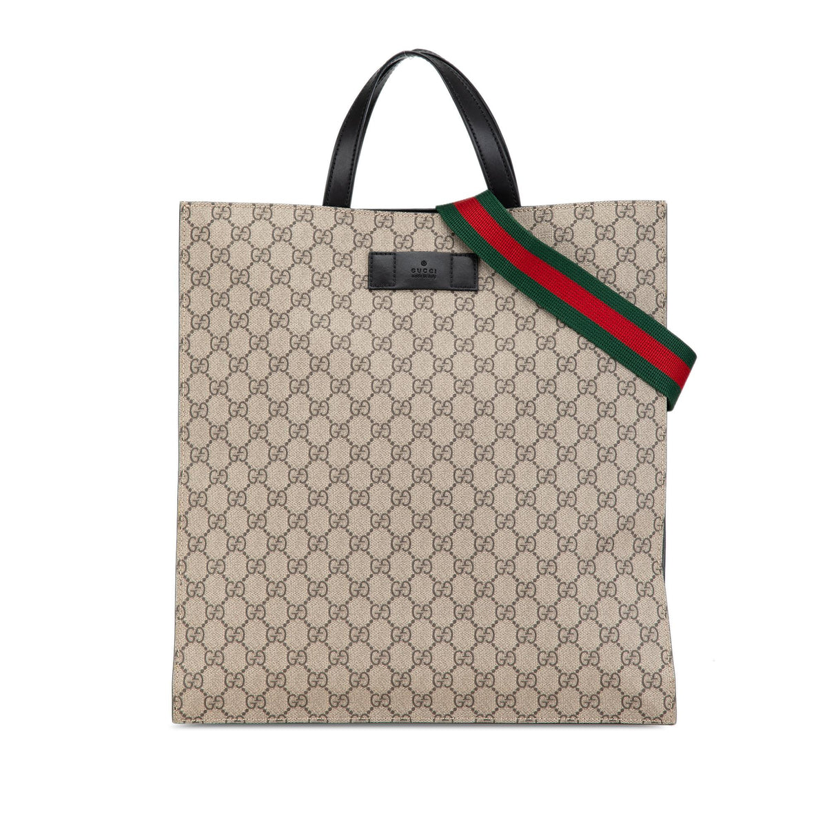Gucci GG Supreme Web Vertical Satchel