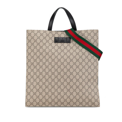 Gucci GG Supreme Web Vertical Satchel