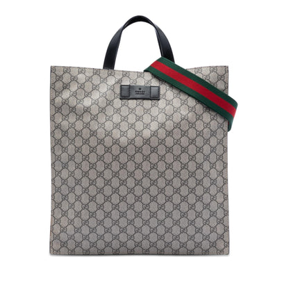 Gucci GG Supreme Web Vertical Satchel