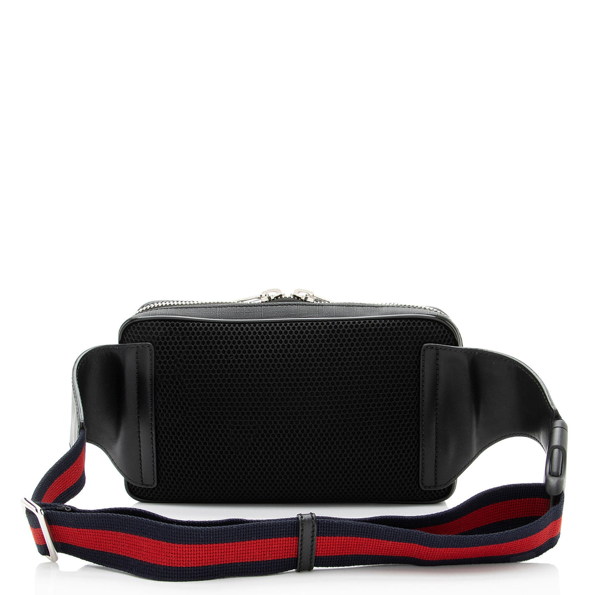 Gucci GG Supreme Web Zip Belt Bag