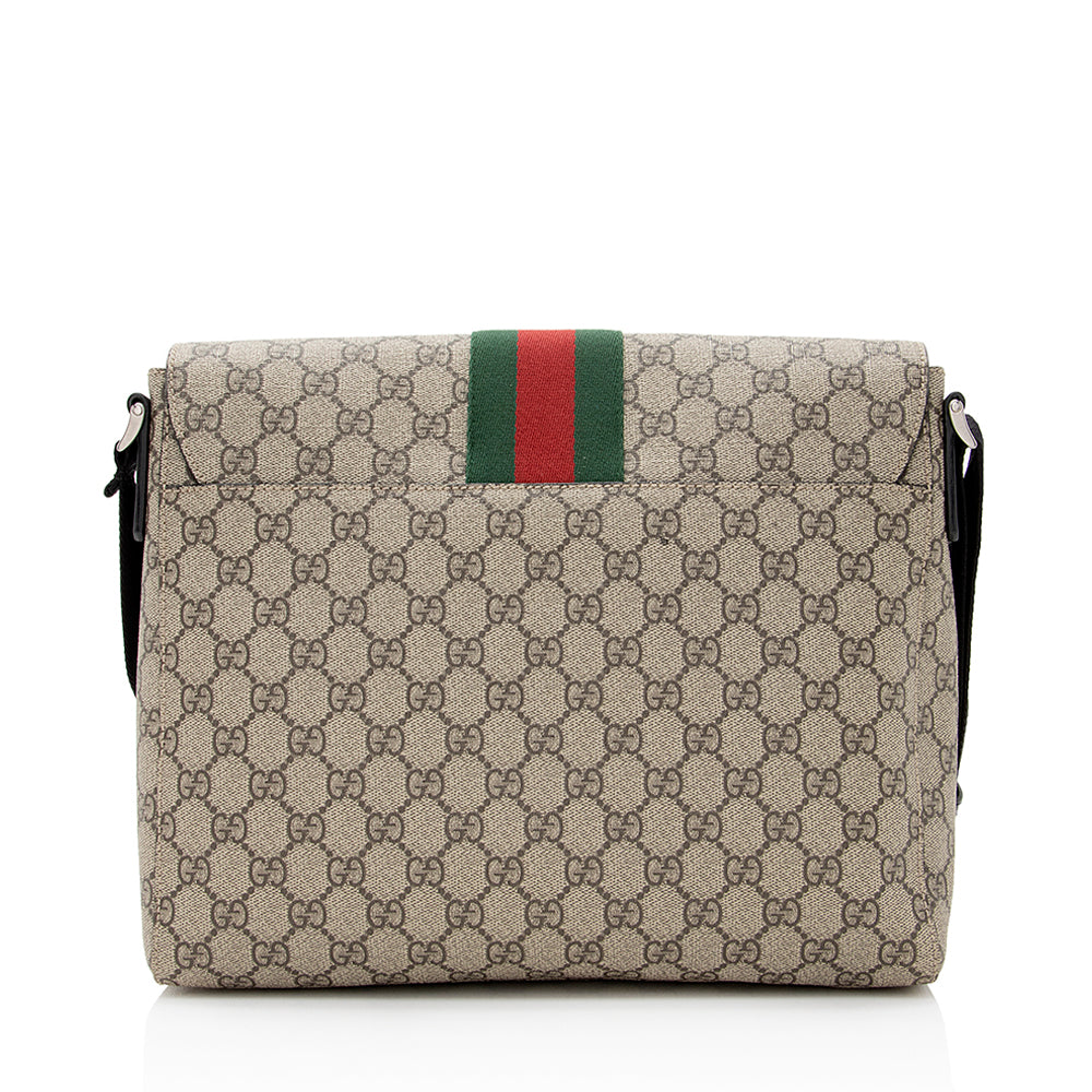 Gucci GG Supreme Web Messenger Bag (SHF-21187)