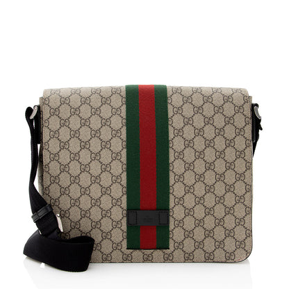 Gucci GG Supreme Web Messenger Bag (SHF-21187)