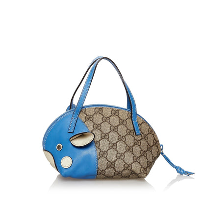 Gucci GG Supreme Zoo Handbag (SHG-30884)