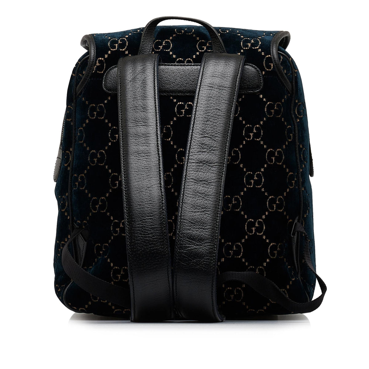 Gucci GG Velvet Double Buckle Backpack (SHG-ew8ThP)
