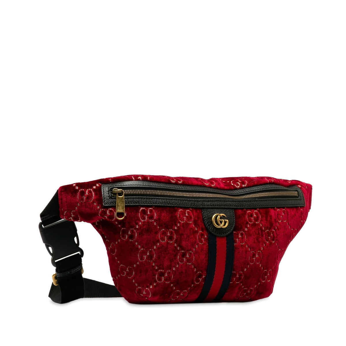 Gucci GG Velvet Ophidia Belt Bag (SHG-vPMoAs)