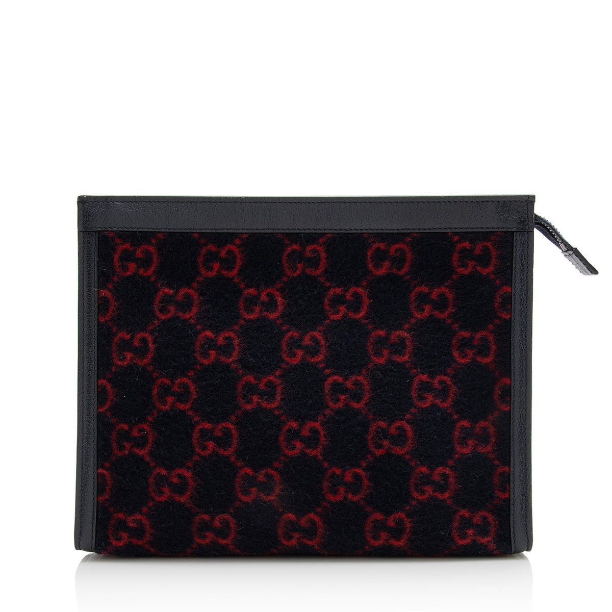 Gucci GG Wool Zip Pouch (SHF-22717)