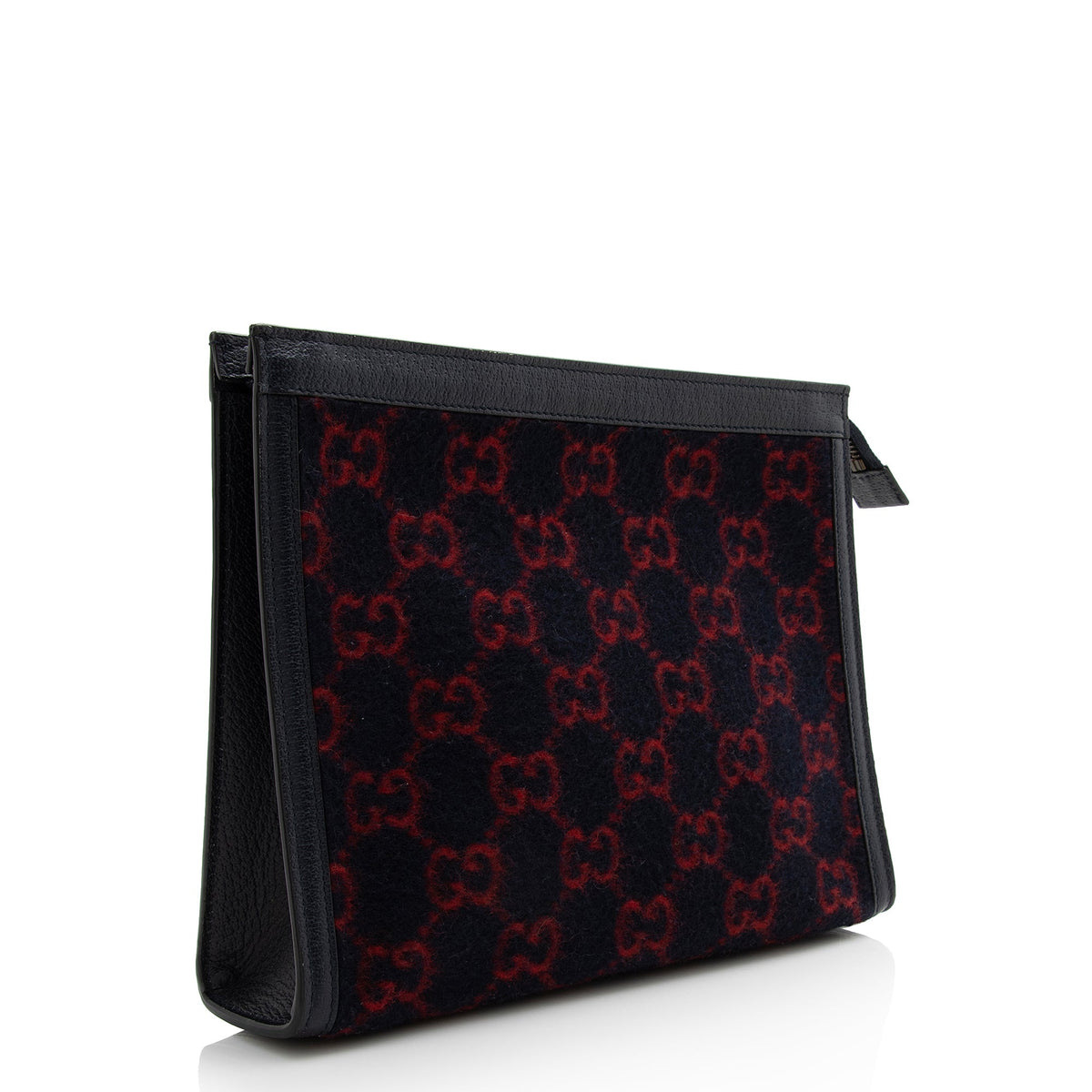 Gucci GG Wool Zip Pouch (SHF-22717)