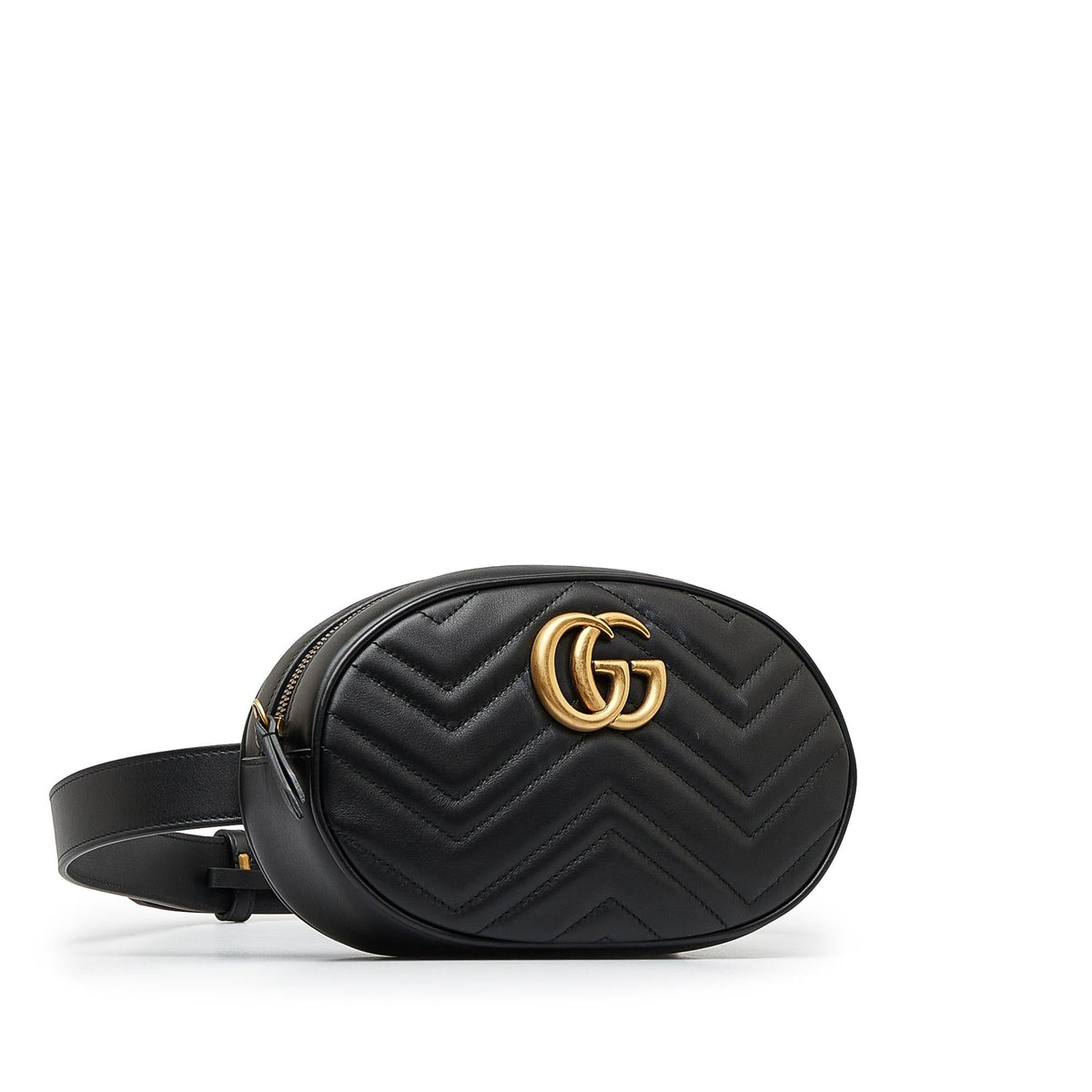 Gucci Gg Marmont Matelasse Belt Bag (SHG-FpHiDN)