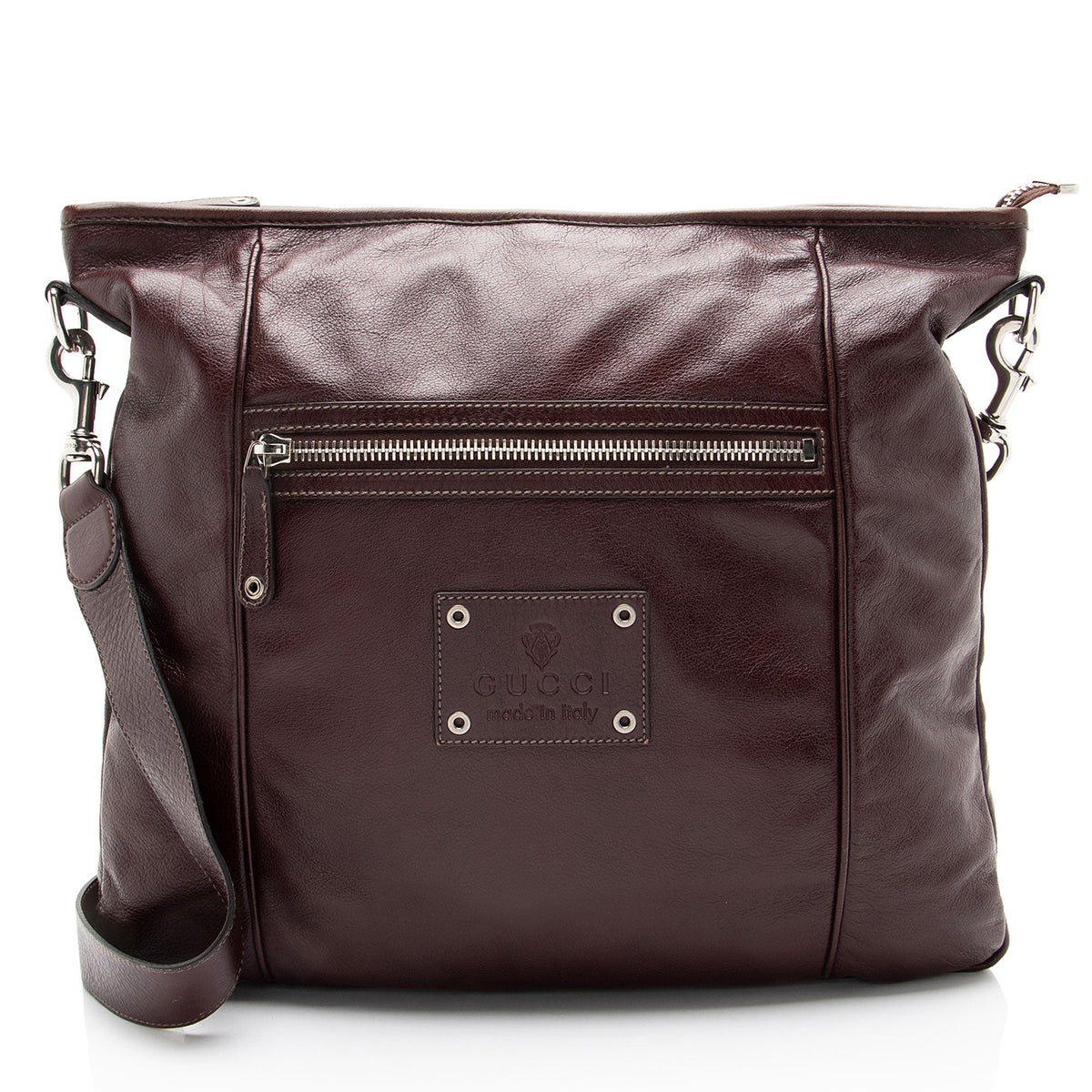 Gucci Glazed Leather Beacon Messenger