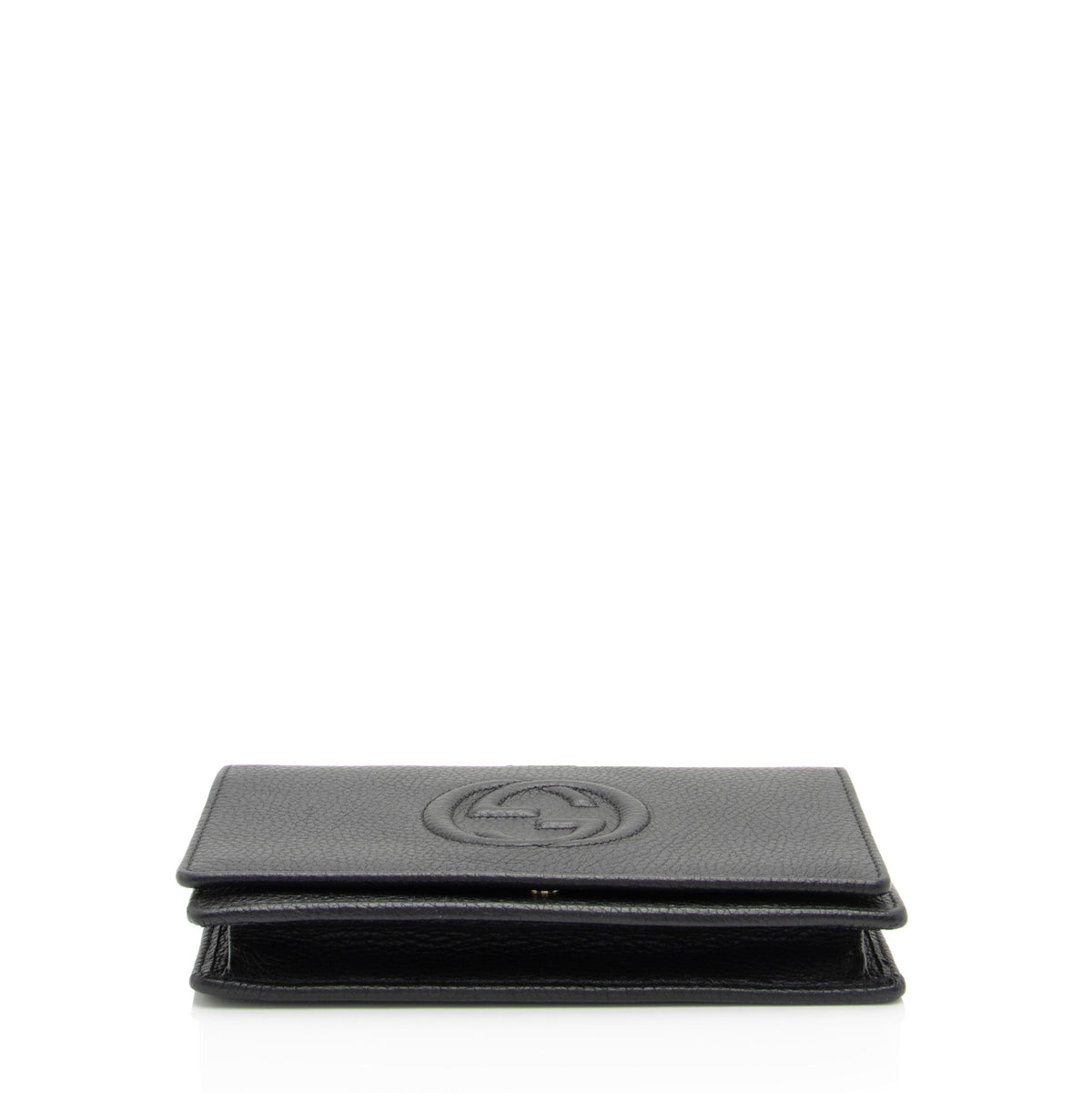 Gucci Grained Leather Soho Wallet on Chain Bag (SHF-y4vS3S)