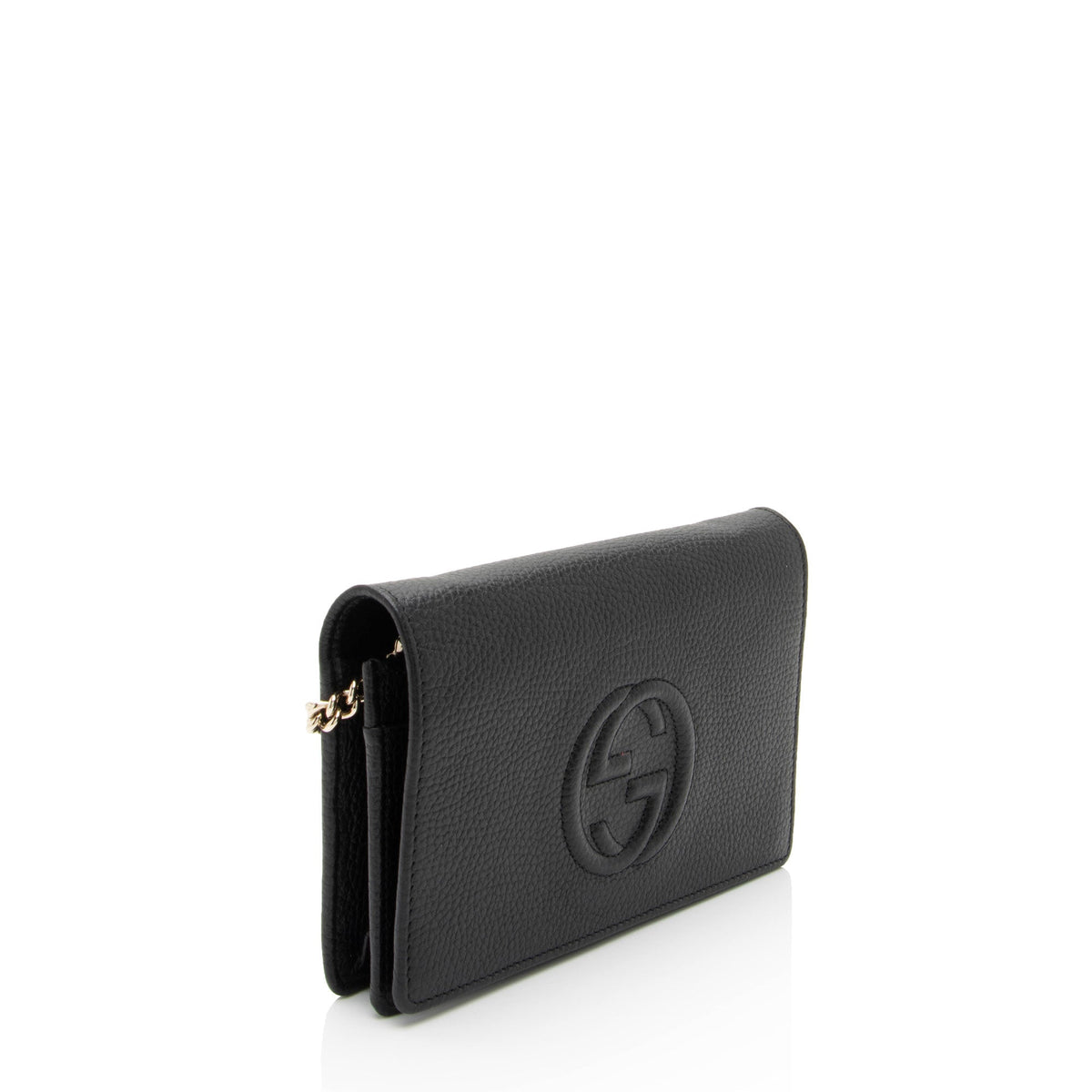 Gucci Grained Leather Soho Wallet on Chain Bag (SHF-y4vS3S)