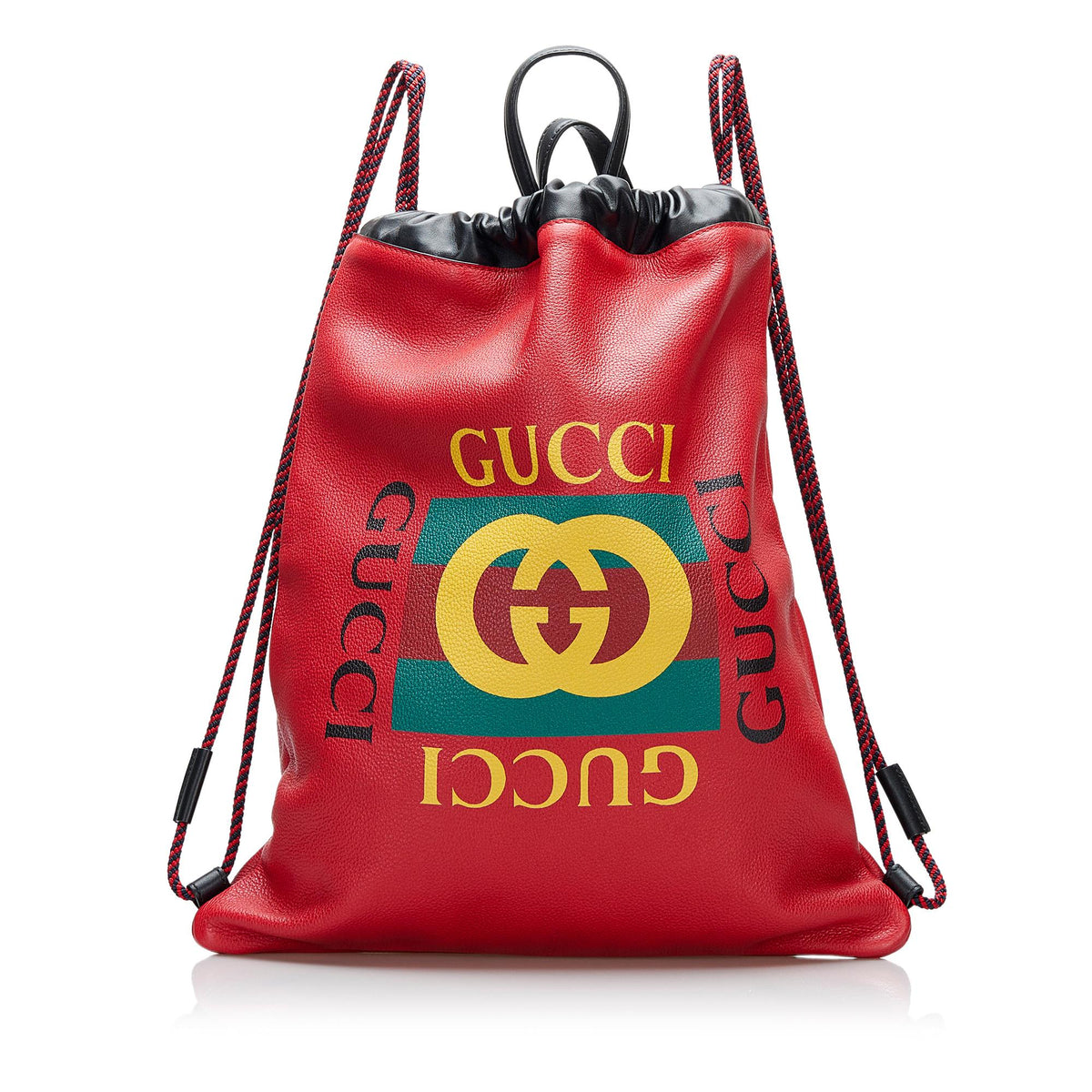 Gucci Gucci Logo Backpack (SHG-WNOeip)